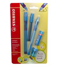 Набор для обучения письму Stabilo Left Right для левшей, голубой 6318/41-5В